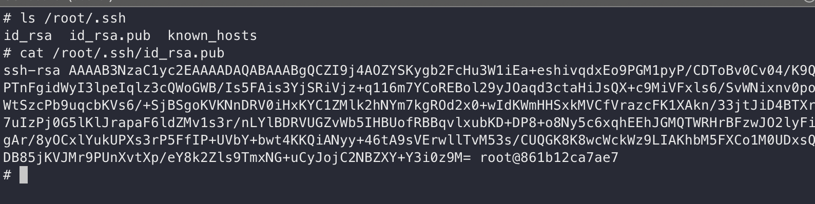 ssh key generation